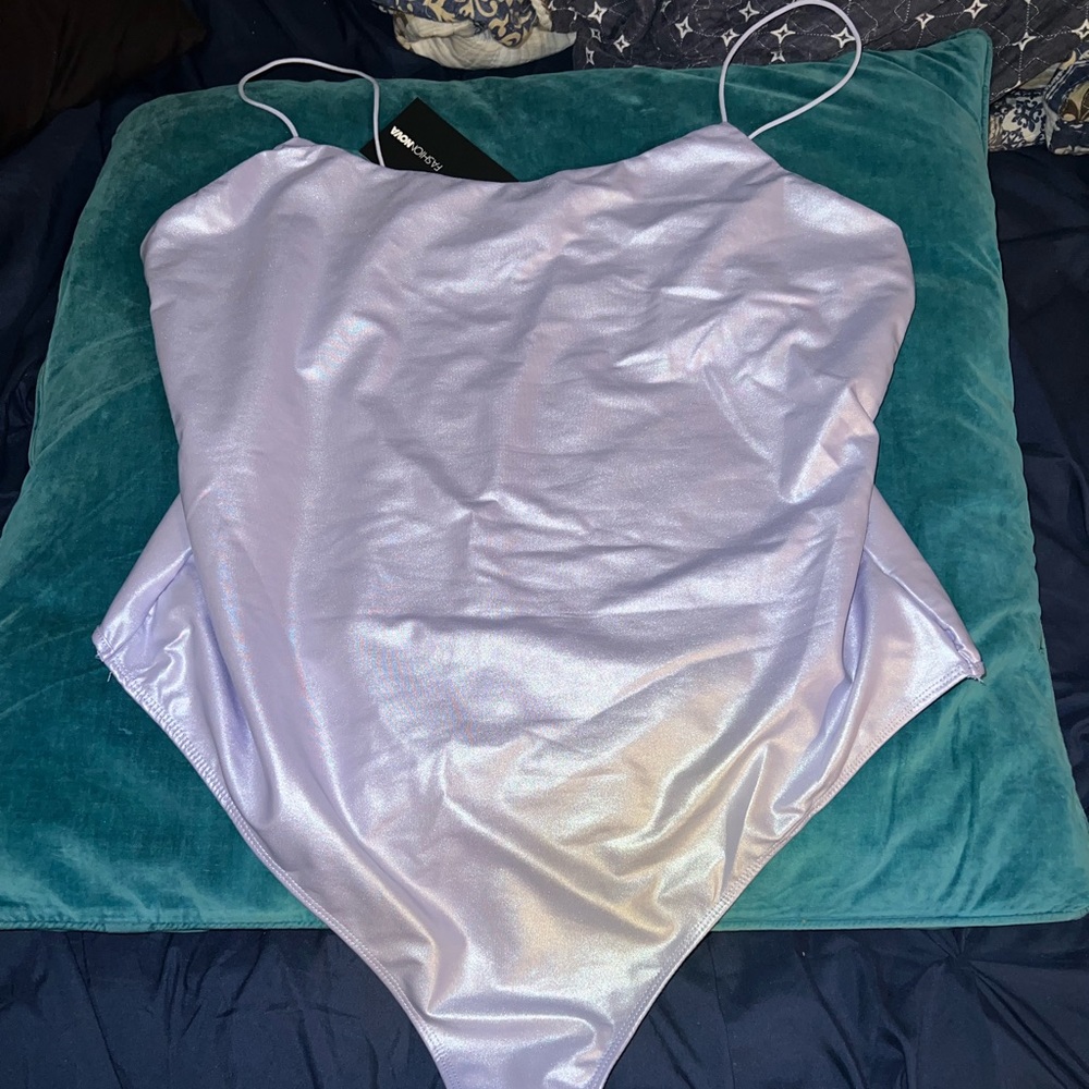 Kiki Pu leather Bodysuit
